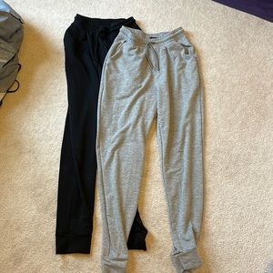 Athletic Works Black and Gray small (28-30)  sweatpants